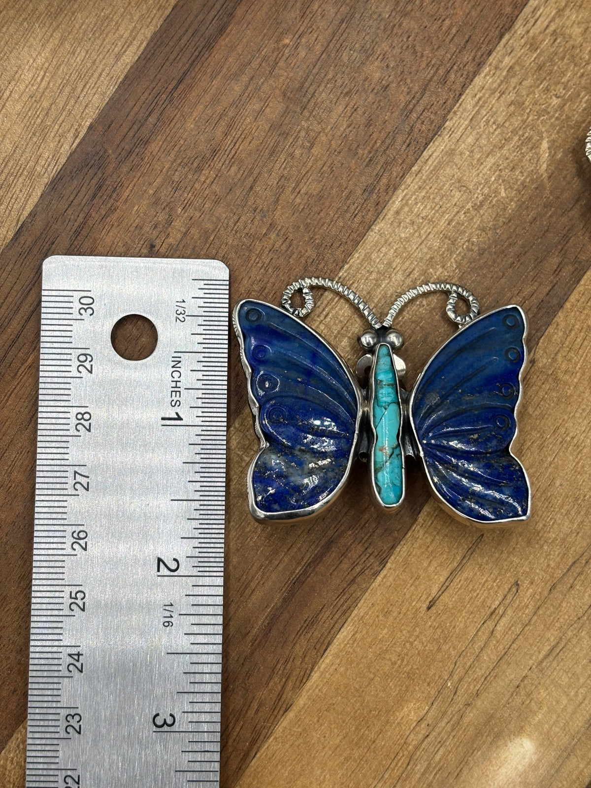 Lapis & Turquoise #917-28 CLIP Earrings by Federico