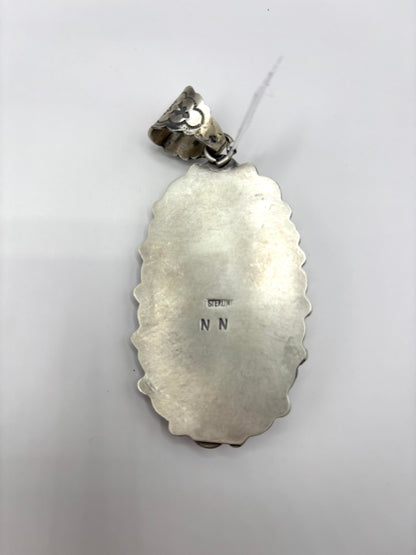 Pink Conch Cluster Pendant by Ned Nez