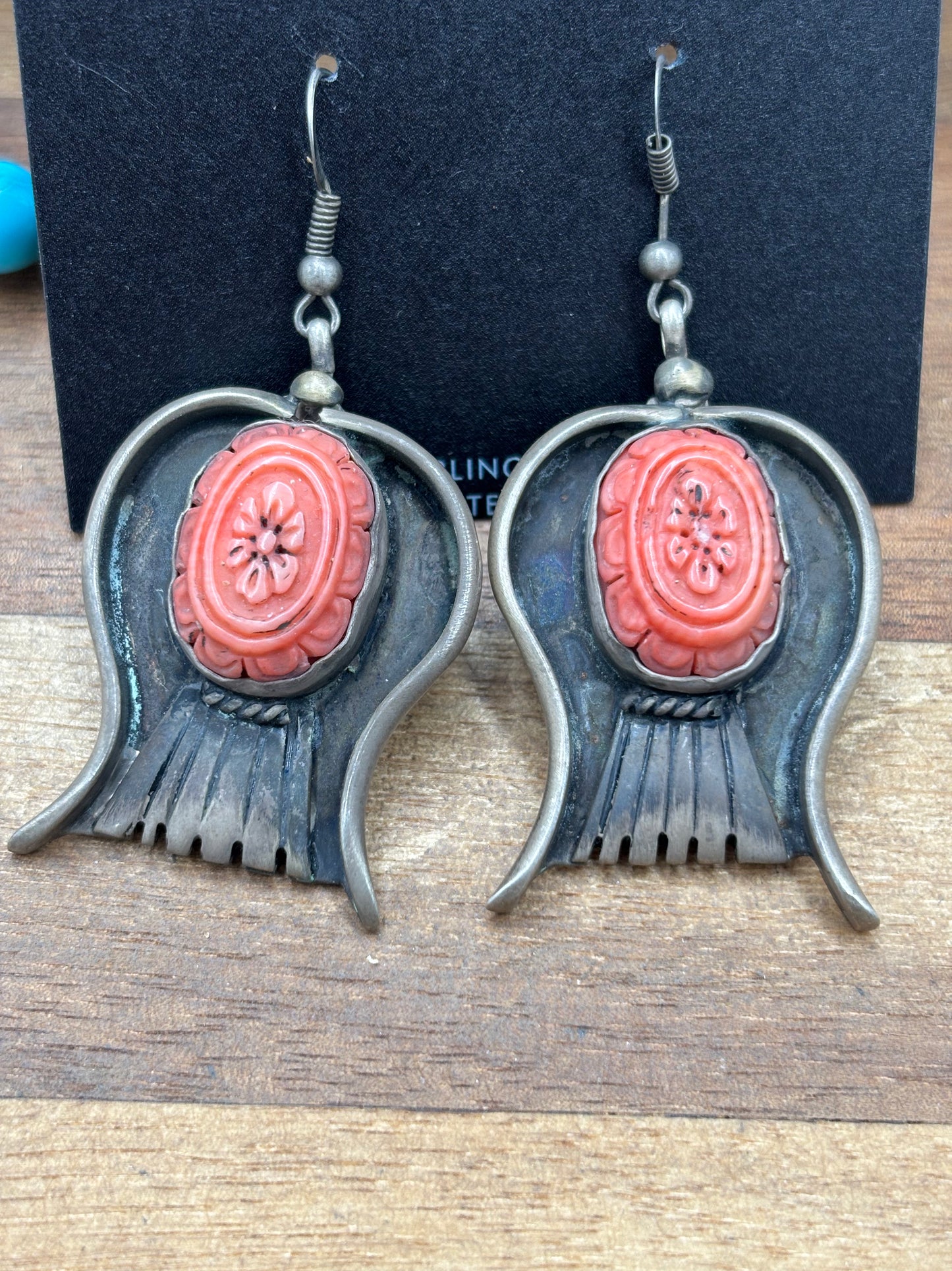 Pink Coral #101-9 Statement Necklace Set by S Ray