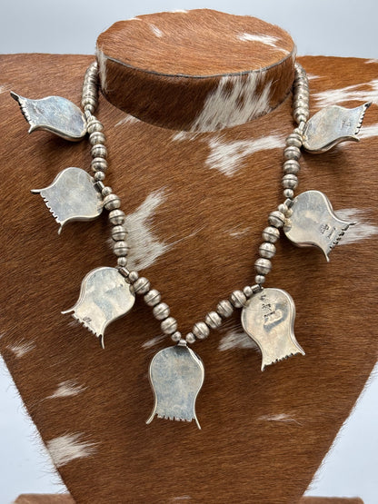 Pink Coral #101-9 Statement Necklace Set by S Ray