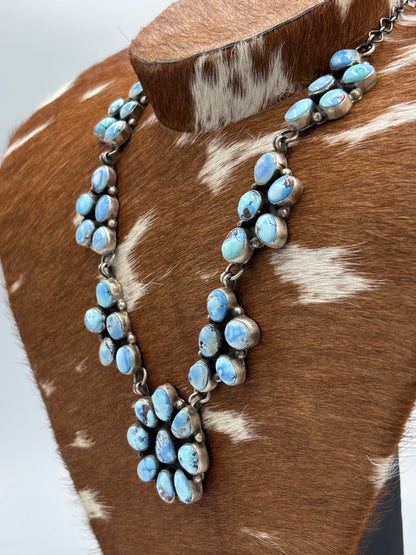 Golden Hills #101-8 Statement Necklace Set by Ella Peter, Navajo