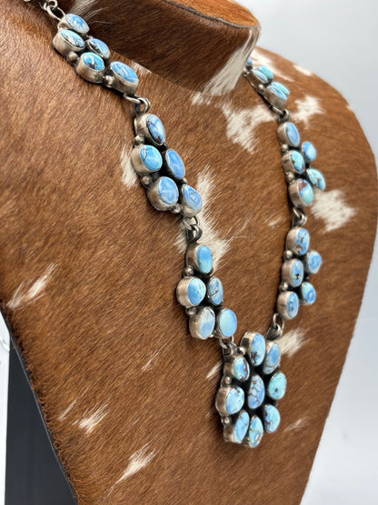 Golden Hills #101-8 Statement Necklace Set by Ella Peter, Navajo