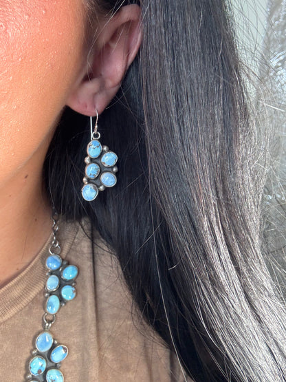 Golden Hills #101-8 Statement Necklace Set by Ella Peter, Navajo