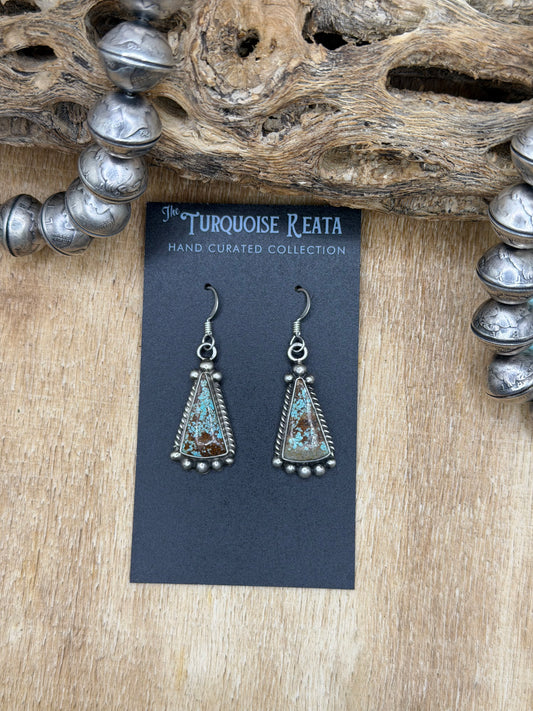 Mine #8 Earrings #83-1 by Elouise Kee, Navajo
