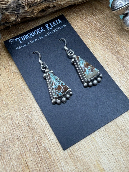 Mine #8 Earrings #83-1 by Elouise Kee, Navajo