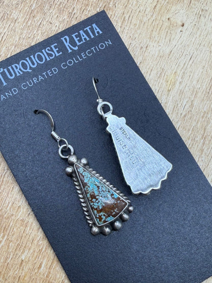 Mine #8 Earrings #83-1 by Elouise Kee, Navajo