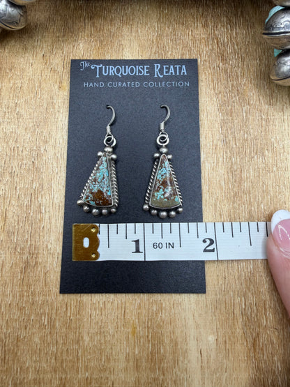 Mine #8 Earrings #83-1 by Elouise Kee, Navajo