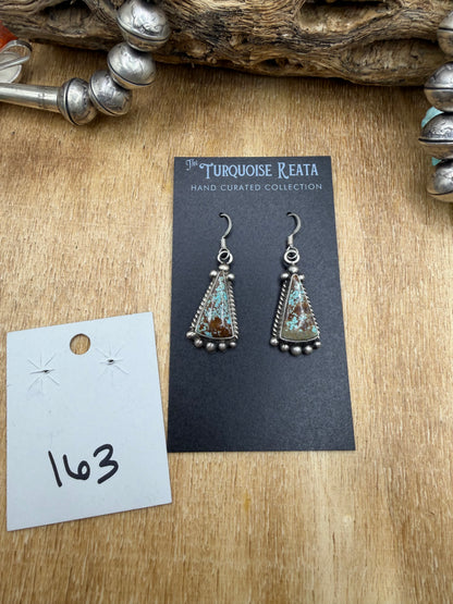 Mine #8 Earrings #83-1 by Elouise Kee, Navajo