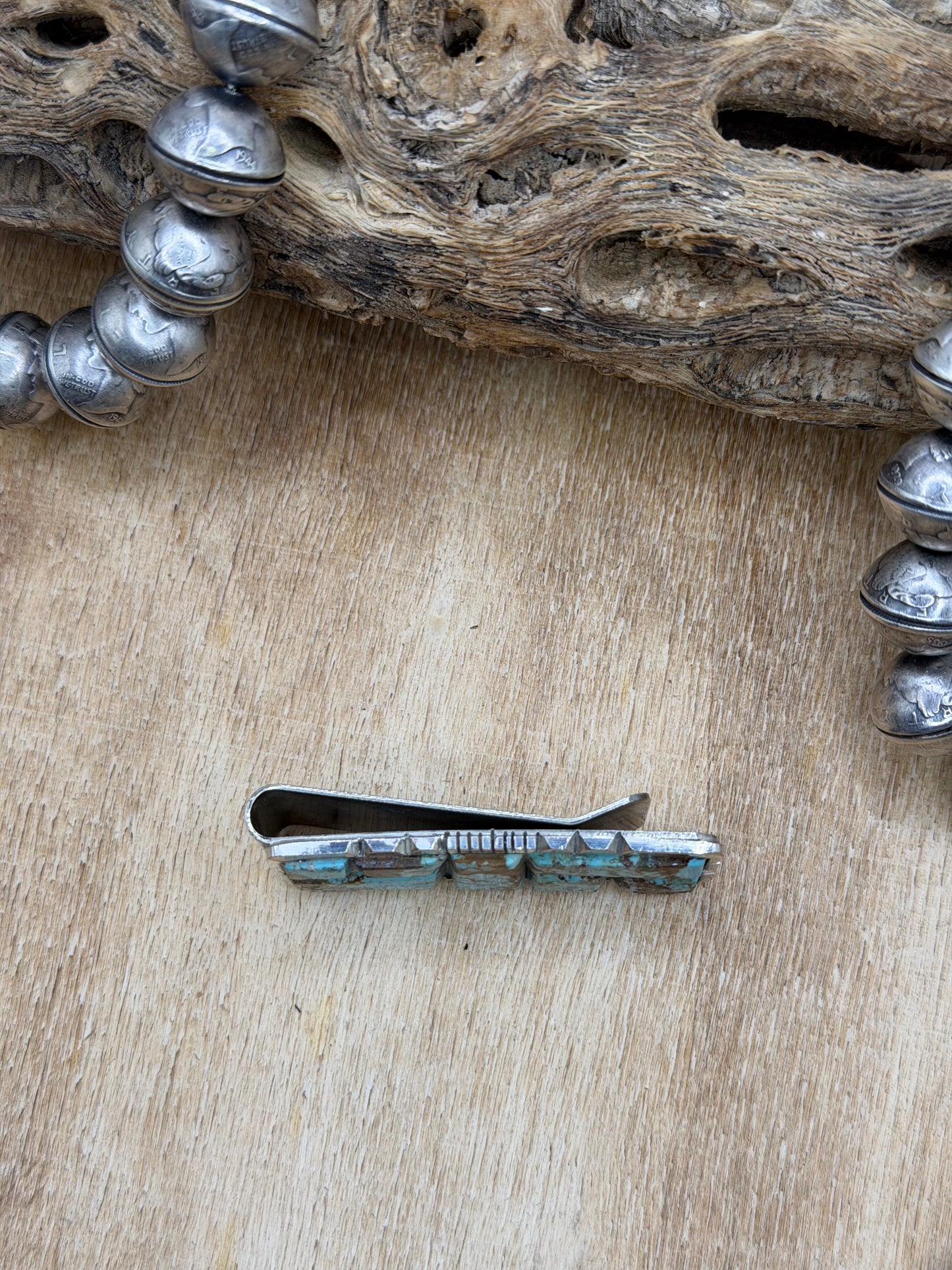 Money Clip/Brim Clip #3 by Brandon Etcitty, Navajo