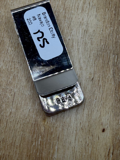Money Clip/Brim Clip #3 by Brandon Etcitty, Navajo