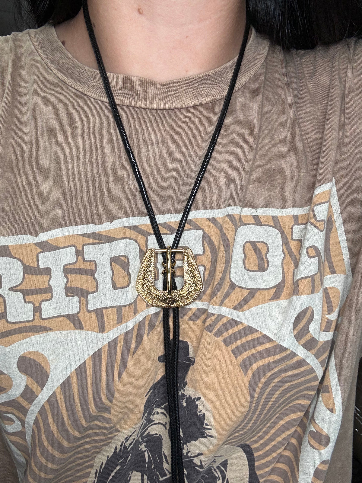 Gold Mini - Bolo Betty Necklace by Hillbetty