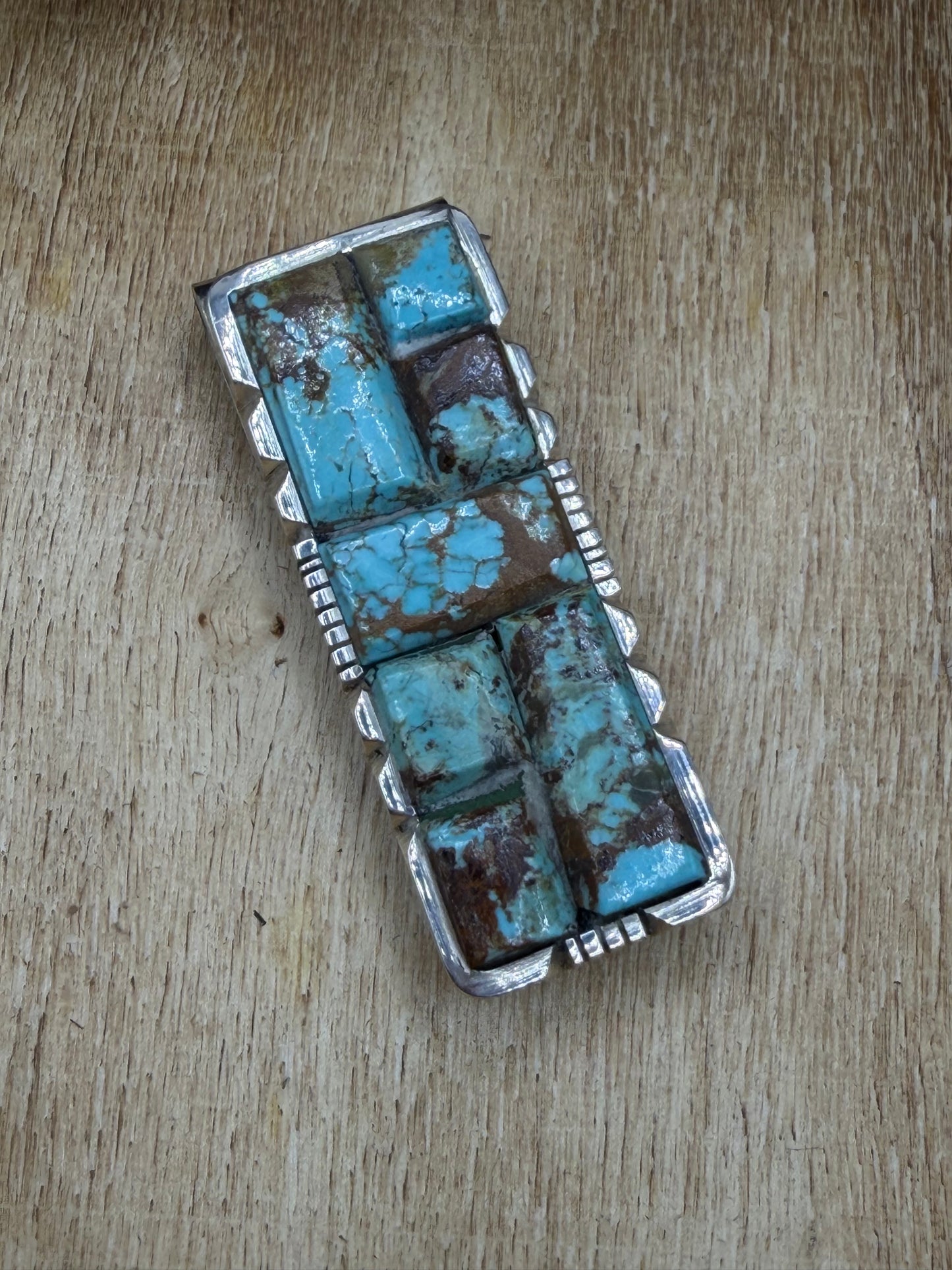 Money Clip/Brim Clip #3 by Brandon Etcitty, Navajo