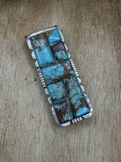 Money Clip/Brim Clip #3 by Brandon Etcitty, Navajo
