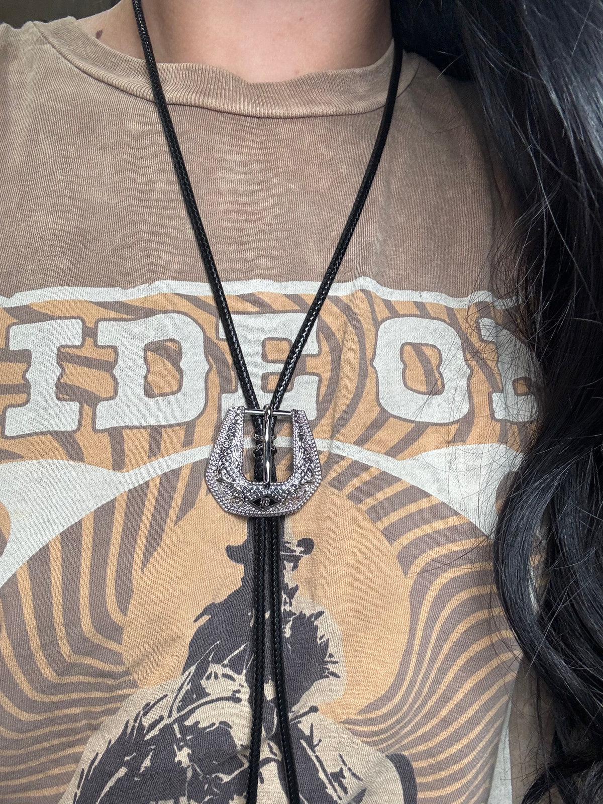 Silver Mini - Bolo Betty Necklace by Hillbetty