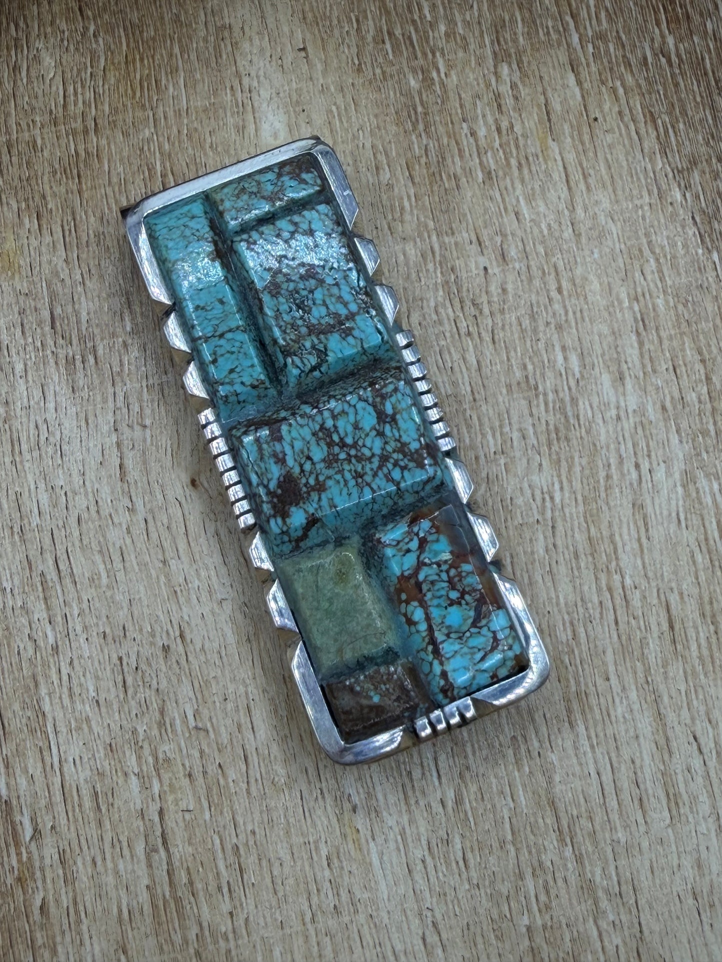 Money Clip/Brim Clip #1 by Brandon Etcitty, Navajo