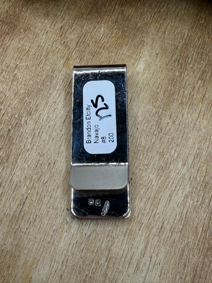 Money Clip/Brim Clip #2 by Brandon Etcitty, Navajo