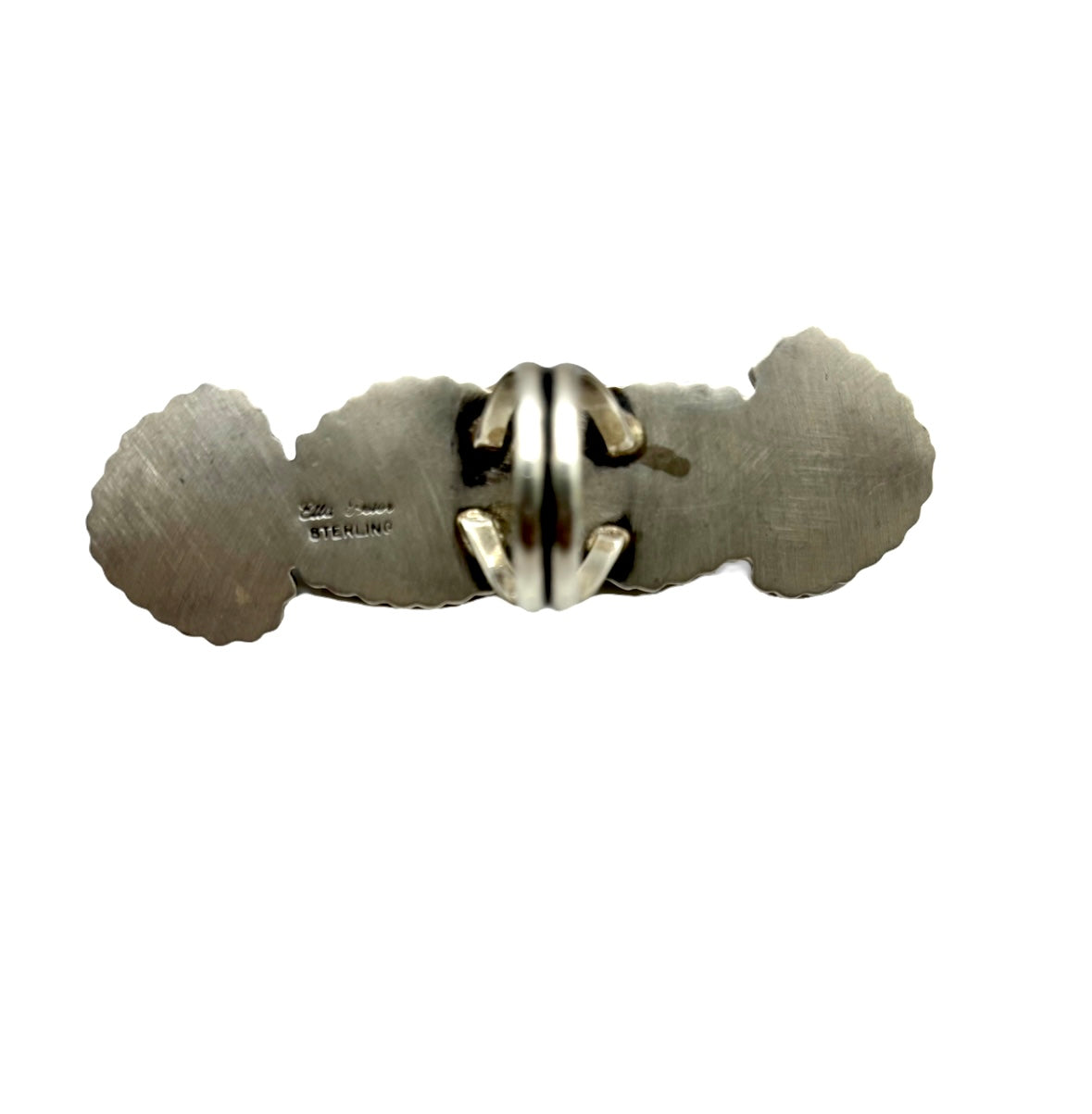 Kingman 4 Stone Bar Ring Size 7 By Ella Peters, Navajo