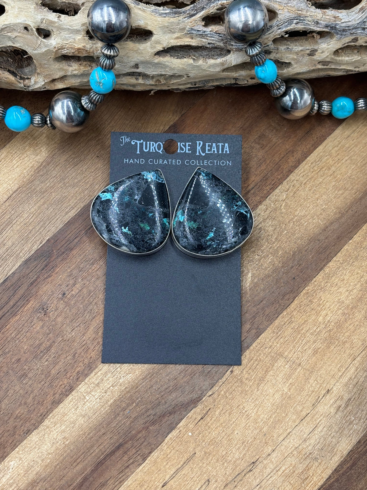 Blackjack #922-8 Turquoise Earrings