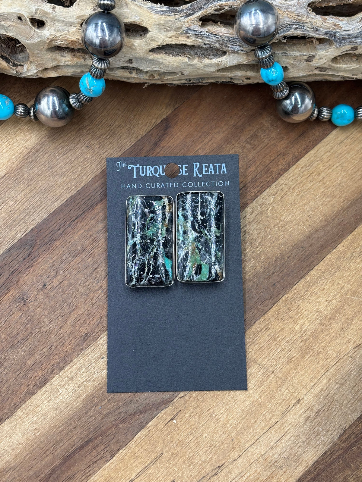 Blackjack #922-9 Turquoise Earrings