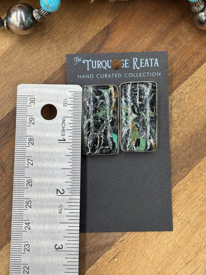 Blackjack #922-9 Turquoise Earrings
