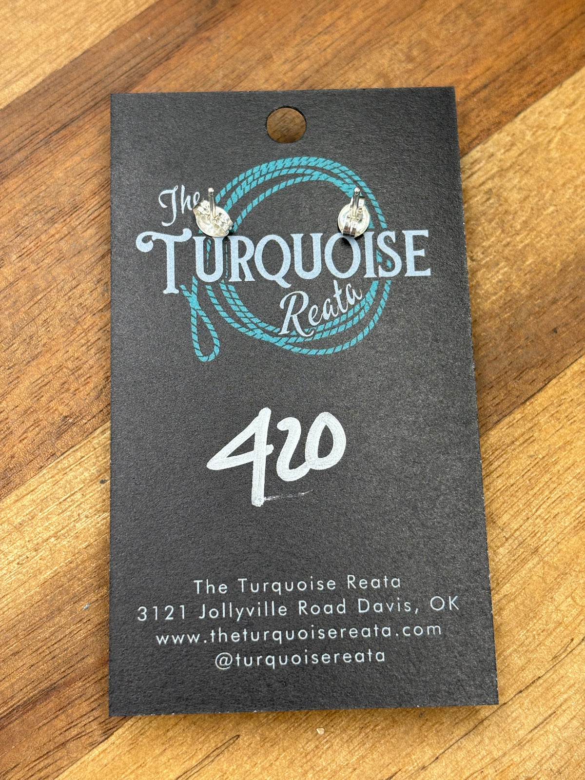 Blackjack #922-9 Turquoise Earrings