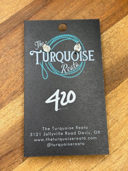 Blackjack #922-9 Turquoise Earrings