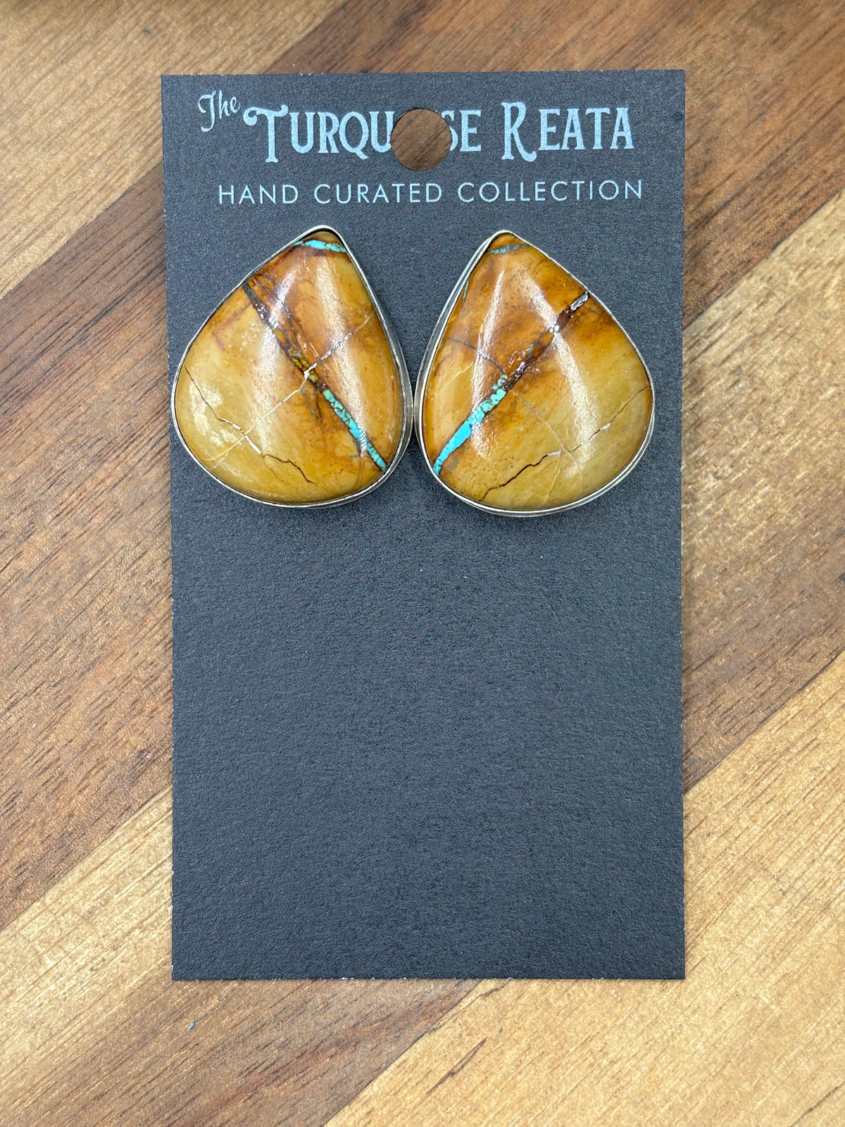 Ribbon Royston #922-10 Turquoise Earrings