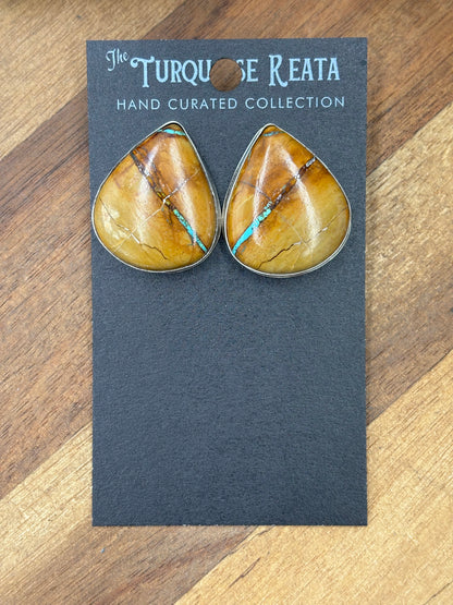 Ribbon Royston #922-10 Turquoise Earrings