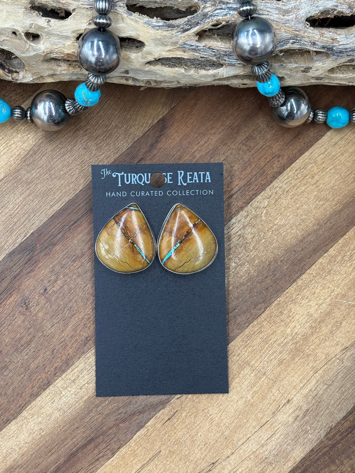 Ribbon Royston #922-10 Turquoise Earrings