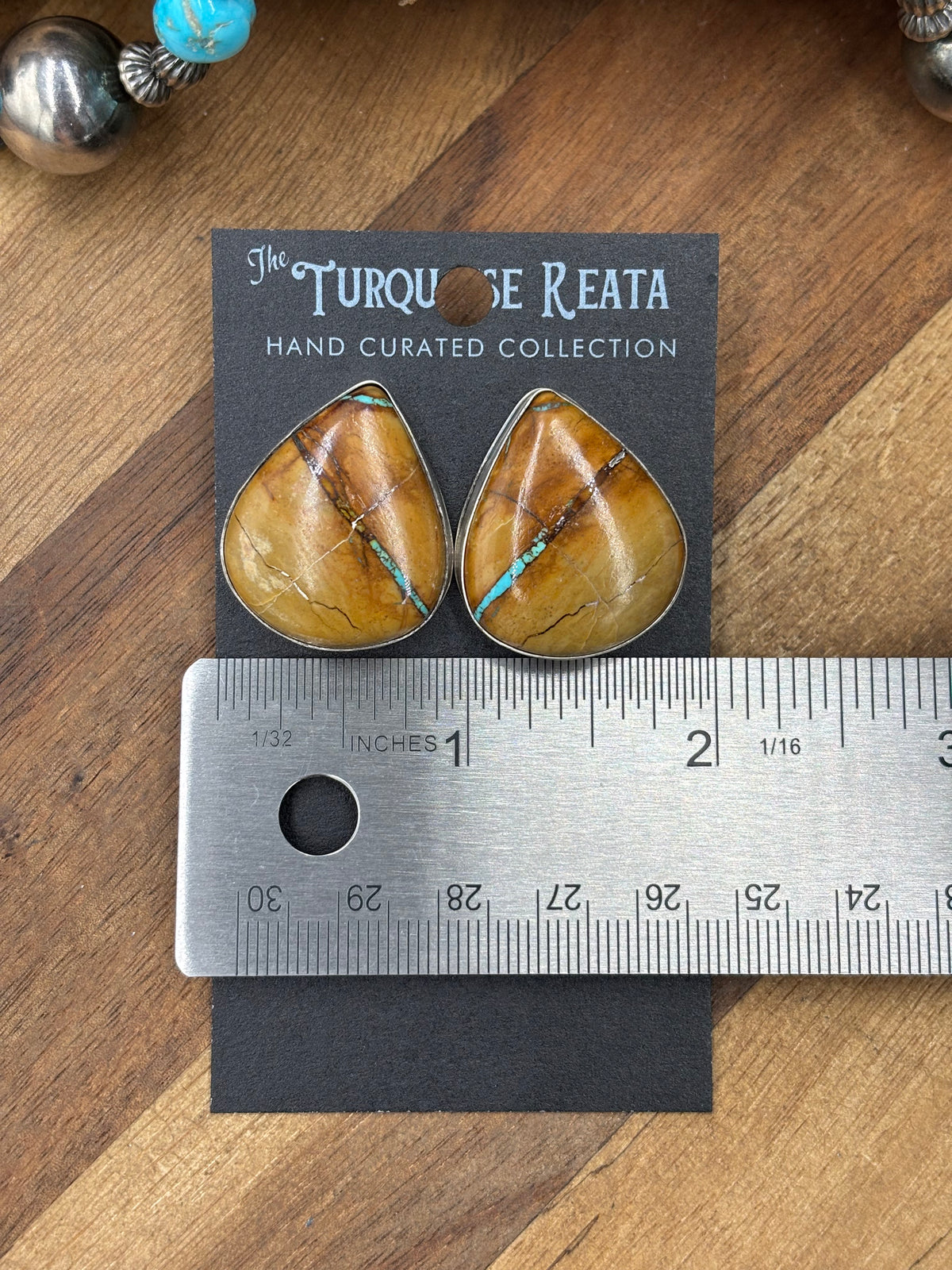 Ribbon Royston #922-10 Turquoise Earrings
