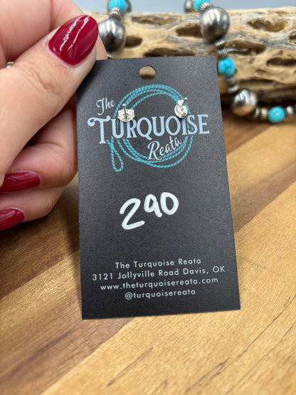 Ribbon Royston #922-10 Turquoise Earrings