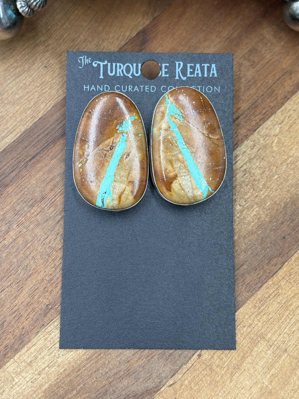 Ribbon Royston #922-12 Turquoise Earrings