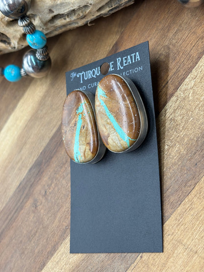 Ribbon Royston #922-12 Turquoise Earrings
