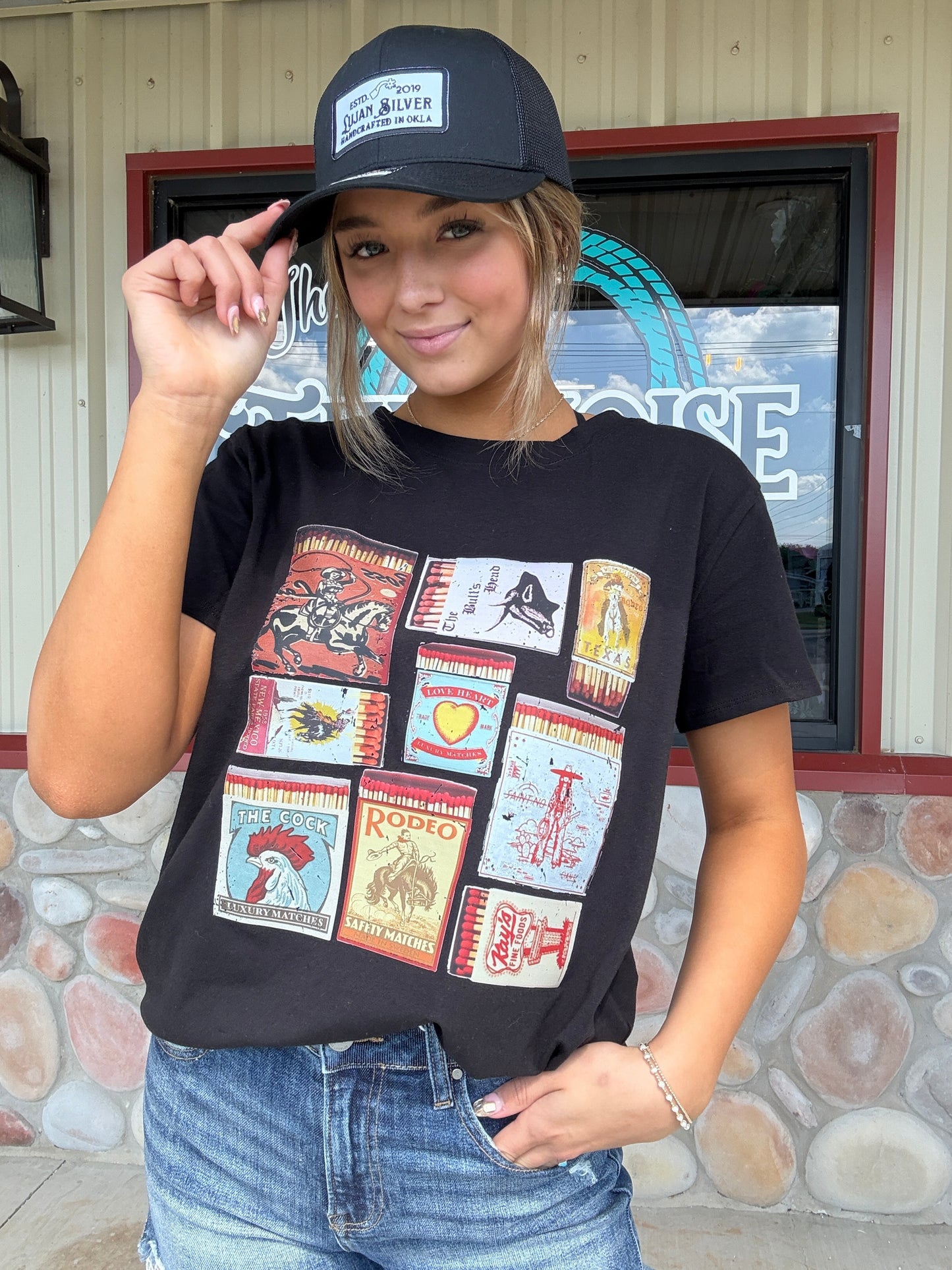 Rodeo Matchbook Graphic Tee Shirt