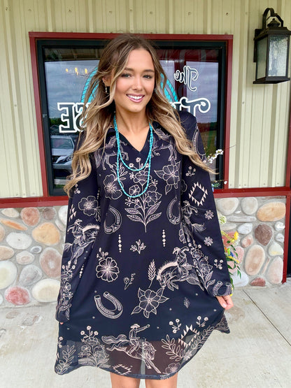 Cowgirl Spirit Swing Dress (Regular & Plus Size)