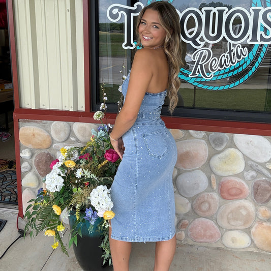 The Rhinestone Rodeo Dress