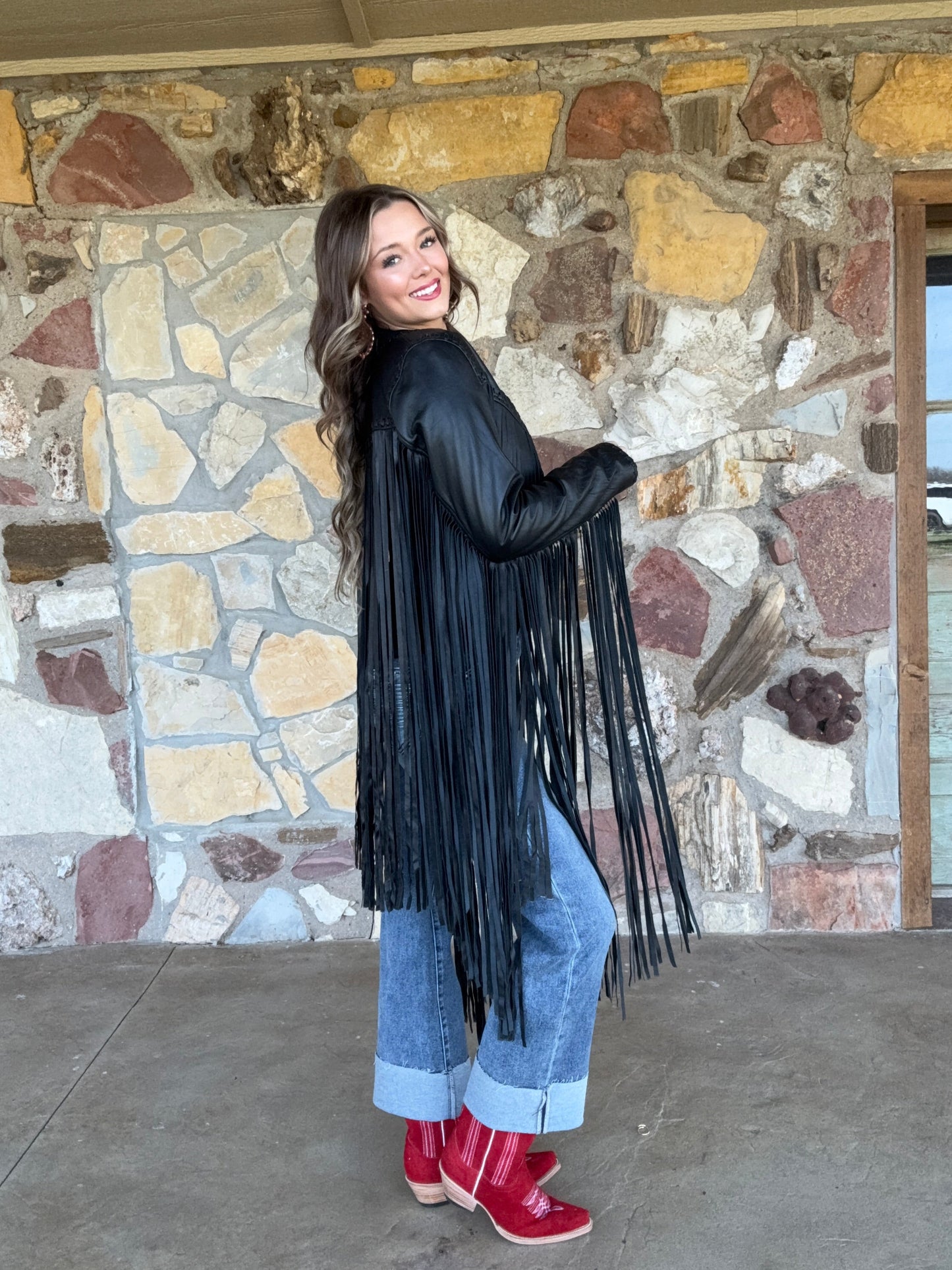 Rowdy Outlaw Fringe Duster by Hannah Maed Levy HML