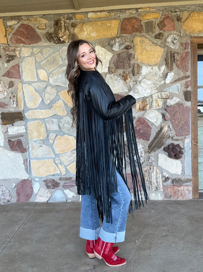 Rowdy Outlaw Fringe Duster by Hannah Maed Levy HML
