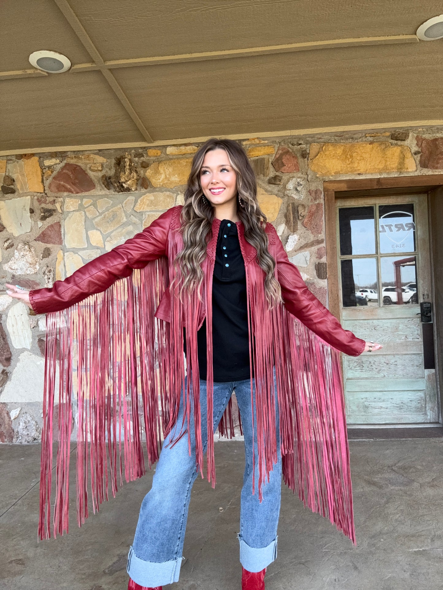 Wildfire Fringe Jacket by Hannah Maed Levy HML