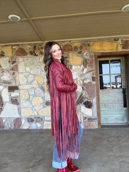 Wildfire Fringe Jacket by Hannah Maed Levy HML