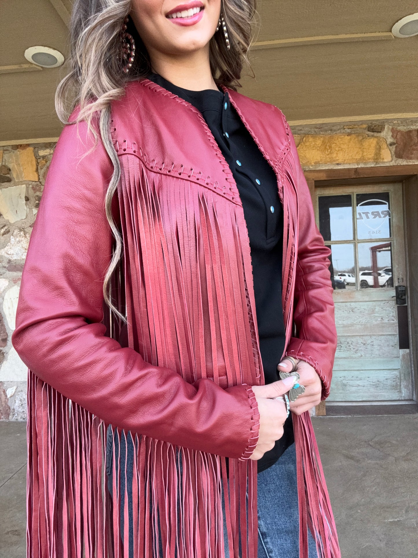 Wildfire Fringe Jacket by Hannah Maed Levy HML