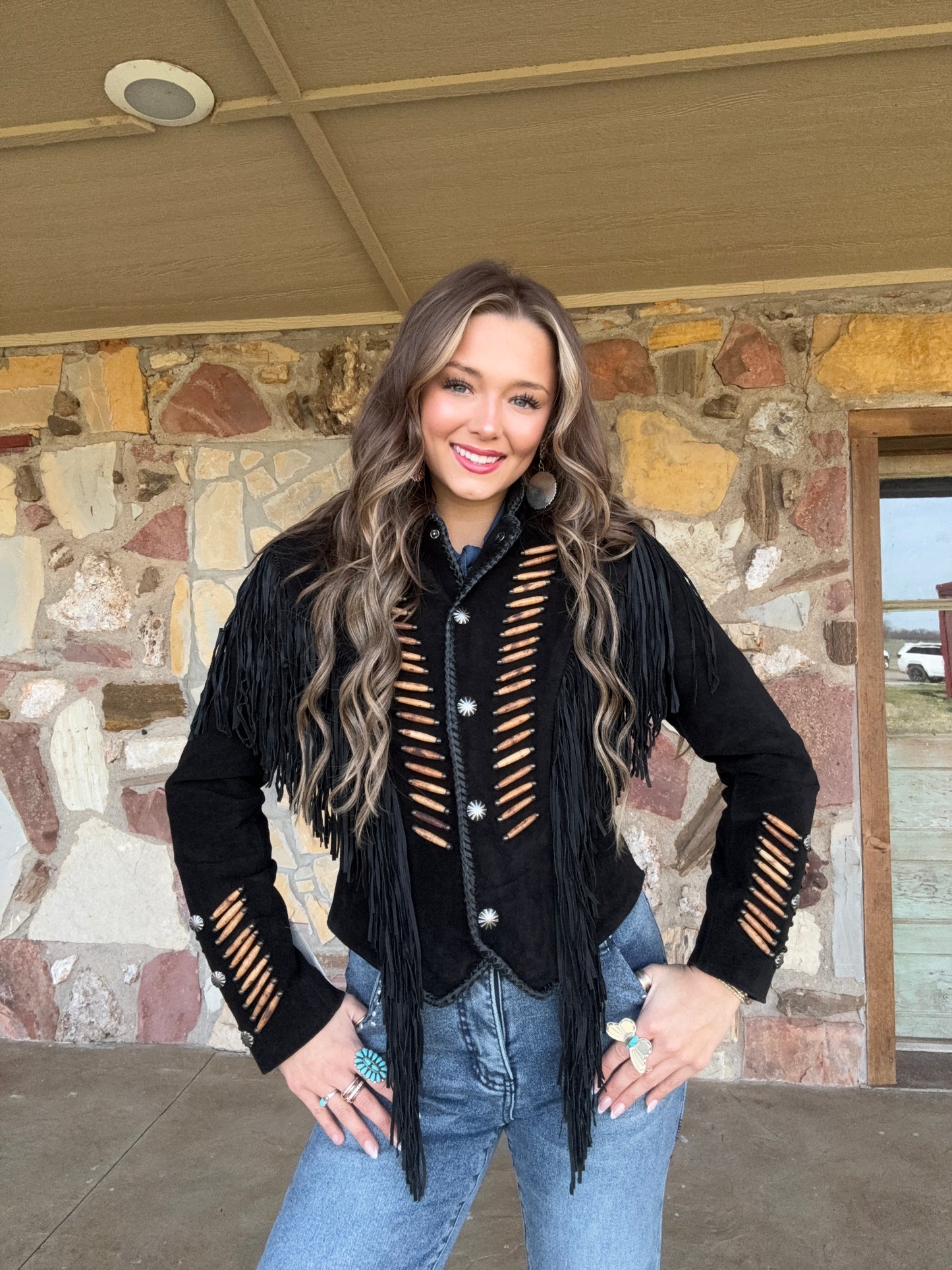 The Willa Fringe Jacket