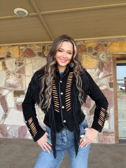 The Willa Fringe Jacket