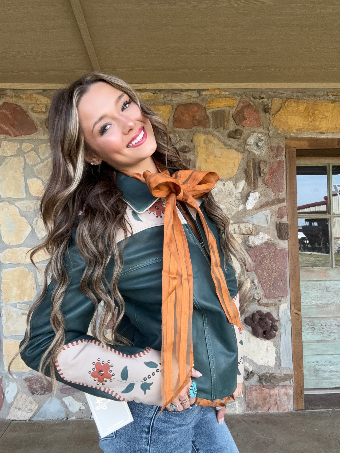 Desert Rose Leather Jacket
