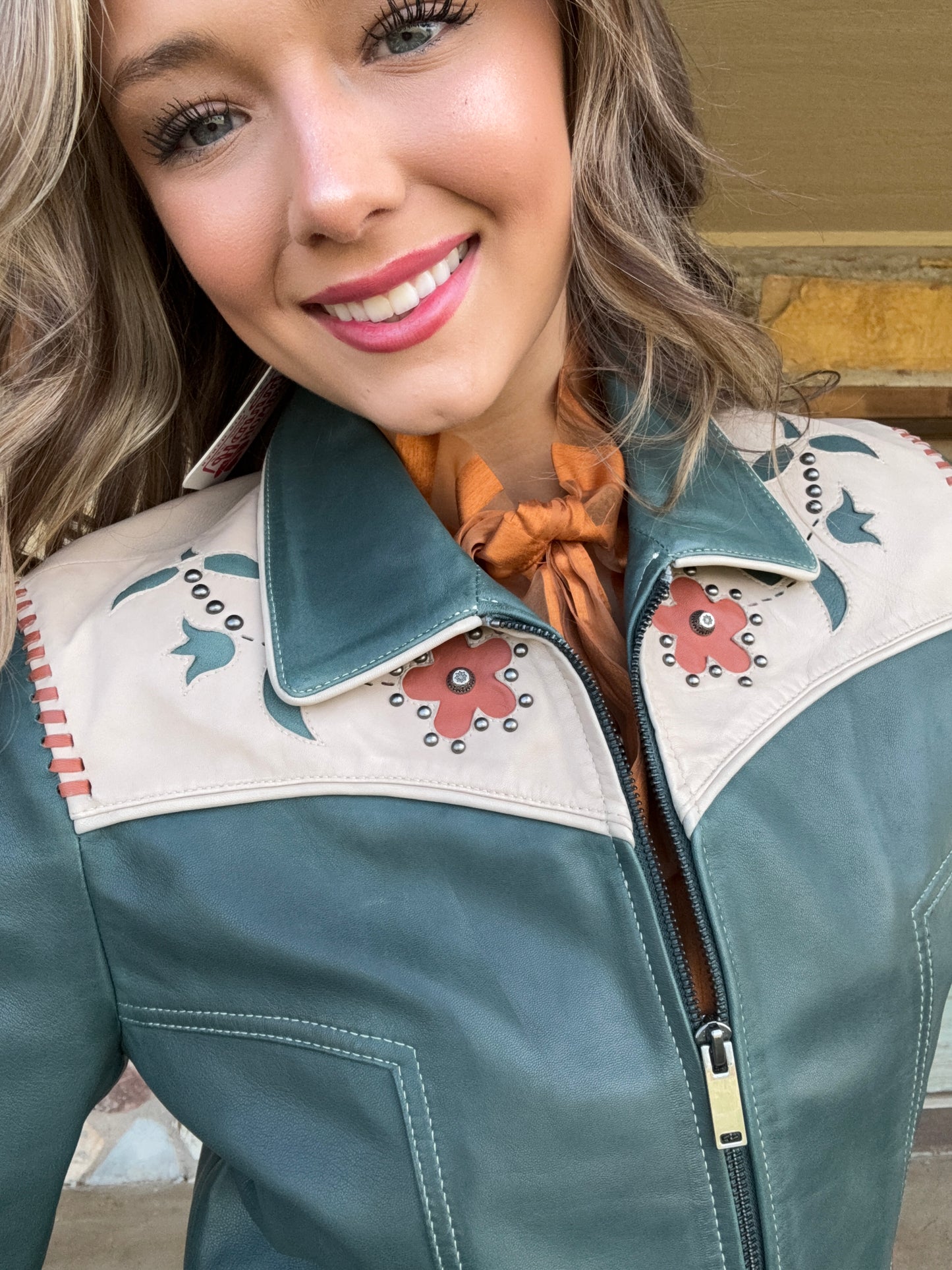 Desert Rose Leather Jacket