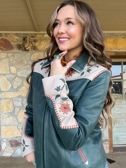 Desert Rose Leather Jacket