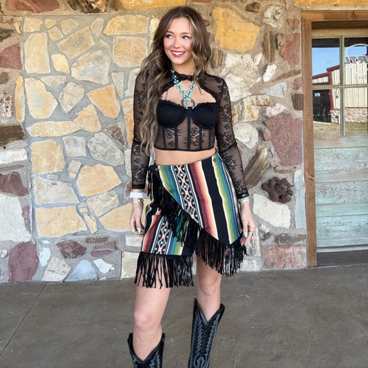 Serape Leonor Skirt