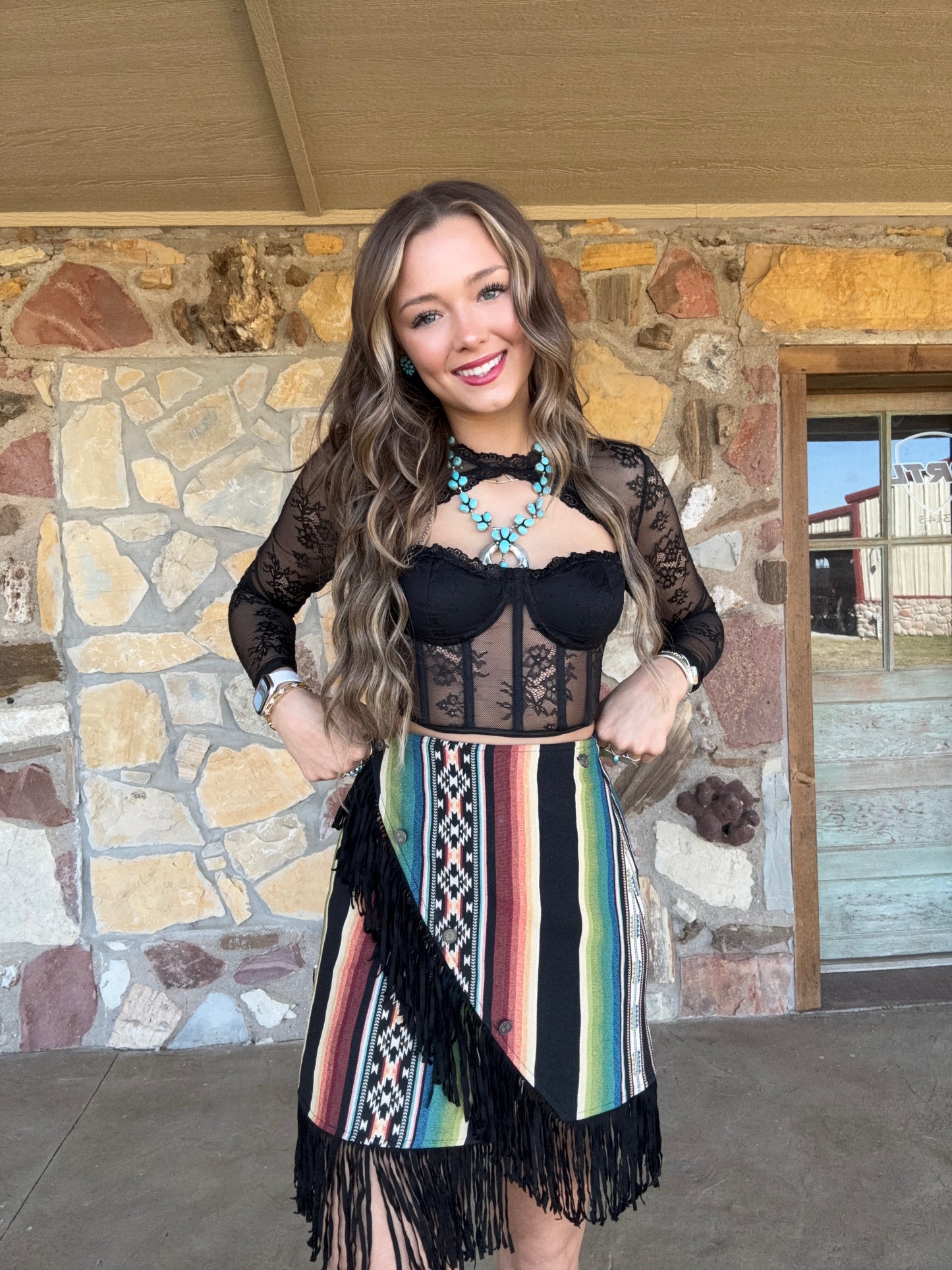 Serape Leonor Skirt