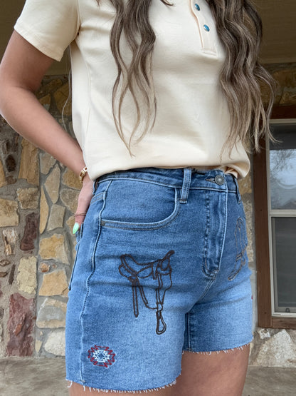 Summer nights rodeo Short