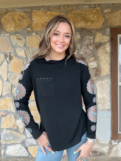 Midnight Wagon Cutout Tee
